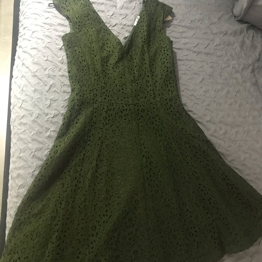 Olive green dress!